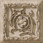 Вставка керамич. V.D’ESTE GRIGIO FORMELLA TIBUR, 15x15