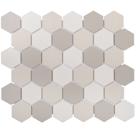 Противоскользящая мозаика Non-Slip Hexagon Small LB Mix Antislip