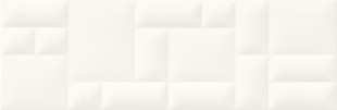 Плитка Meissen Keramik Pillow Game белый 29x89 PIL-WTA051