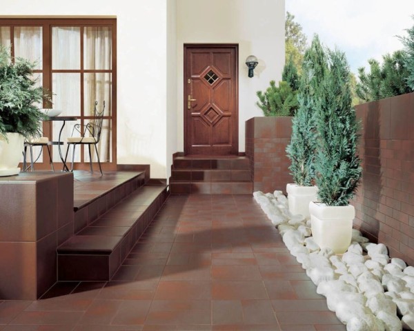 Коллекция плитки Paradyz Ceramica CLOUD BROWN, клинкерная