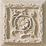 Вставка керамич. VILLA D’ESTE AVORIO FORMELLA TIBUR, 15x15