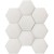 Противоскользящая мозаика Non-Slip Hexagon Big White Antislip