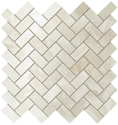 Мозаика S.O. Persian Jade Herringbone Mosaic 30,5*30,5 Глянeц