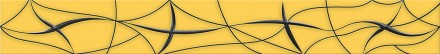Бордюр Vela Ochra Stella 6,2*50,5