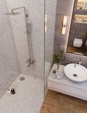 Противоскользящая мозаика Antislip HEX 514 Antid