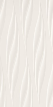 Настенная плита из белой глины 3D BOLD 40*80