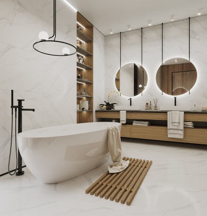 Керамогранит Palacio SWIZER WHITE 60х120 POLISHED