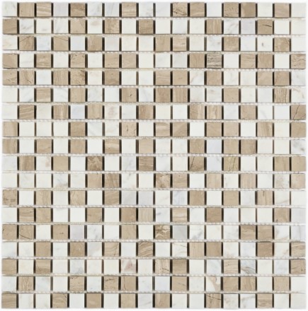 Мозаика натуральный камень Melange-15 7*305*305