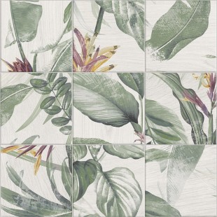 Керамогранит BOTTEGA  DECOR SPRING LEAVES 20x20 - Mainzu   