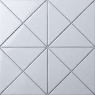 Керамическая мозаика Homework Triangolo White Glossy