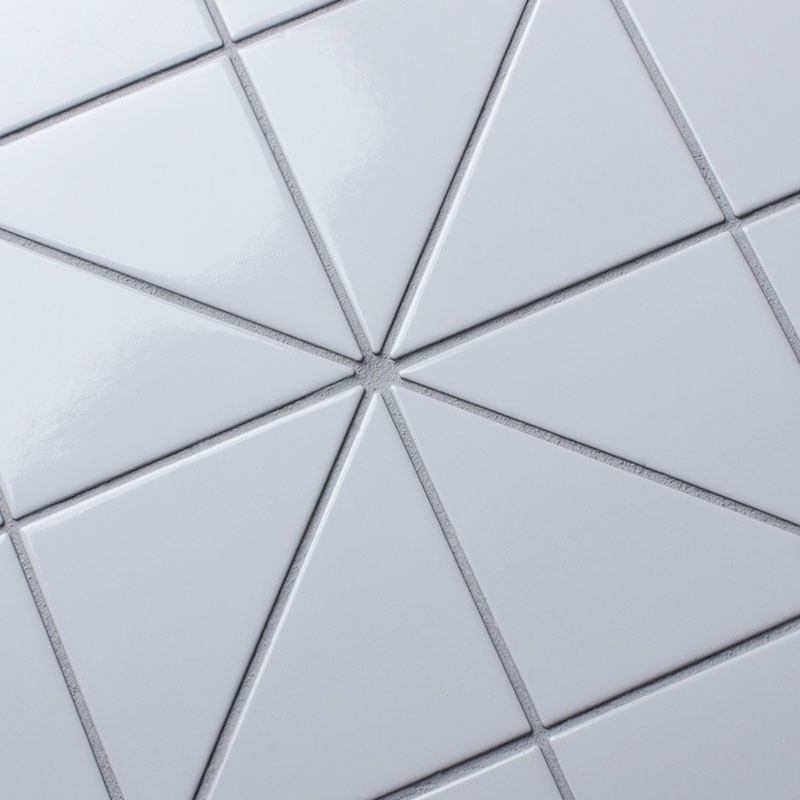 Керамическая мозаика Homework Triangolo White Glossy