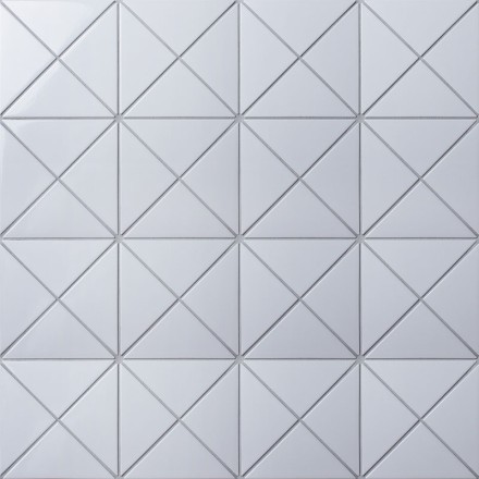 Керамическая мозаика Homework Triangolo White Glossy