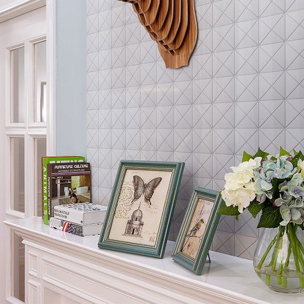 Керамическая мозаика Homework Triangolo White Glossy