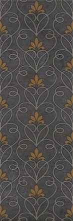 Декор керамический Silvia black decor 02 30*90