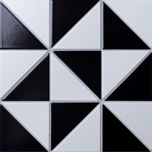 Керамическая мозаика Homework Triangolo Chess Matt