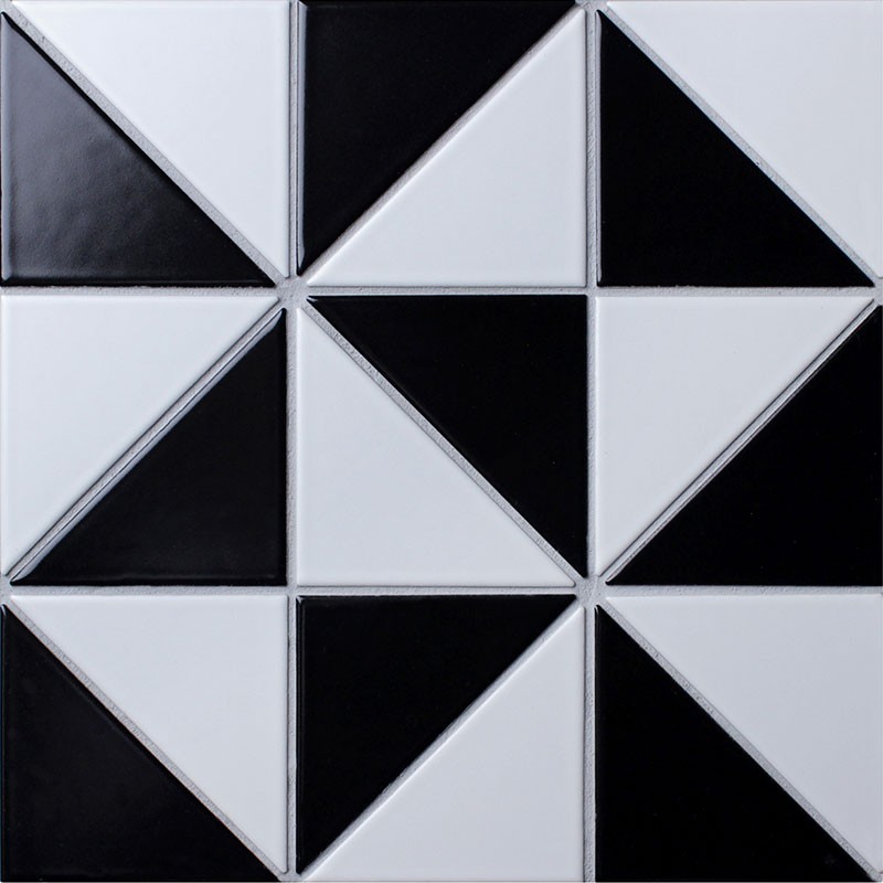 Керамическая мозаика Homework Triangolo Chess Matt