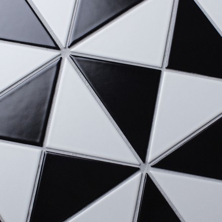 Керамическая мозаика Homework Triangolo Chess Matt