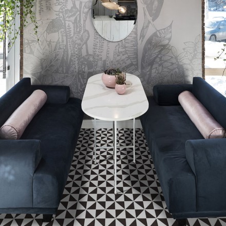 Керамическая мозаика Homework Triangolo Chess Matt