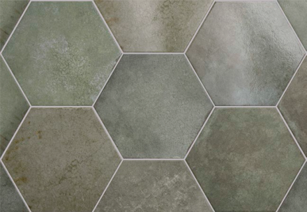 Плитка керамическая напольная 24953 HERITAGE HEXAGONO Jungle 17,5х20 см