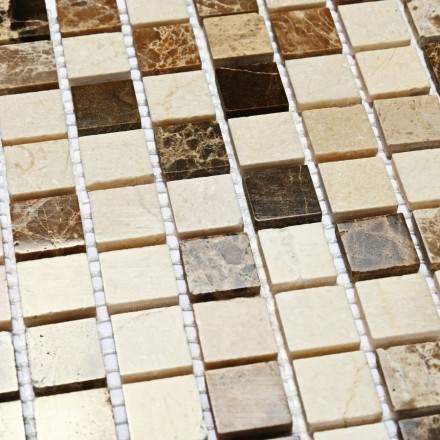 Мозаика натуральный камень Turin-15 slim (POL) 4*305*305