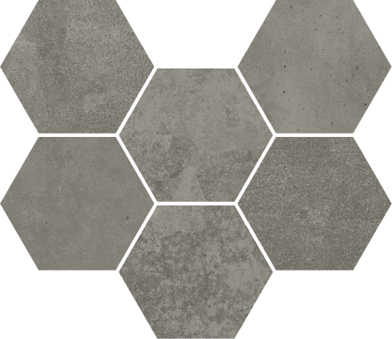 Керамогранит Терравива Дарк Мозаика Гексагон 25*29