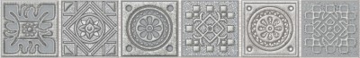 Бордюр Grazia Grey Nefertiti 6,2*40,5