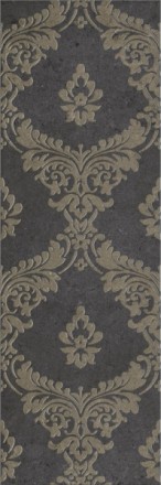 Декор керамический Silvia black decor 01 30*90