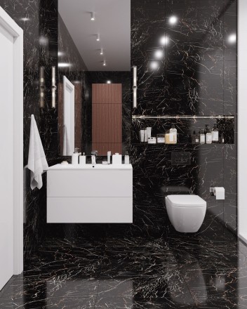 Керамогранит Palacio MOLTEN BLACK 60*120 HIGH GLOSS