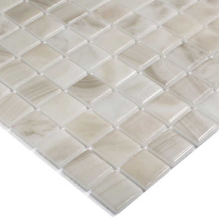 Стеклянная мозаика Nature 5601 Sea Salt 25x25