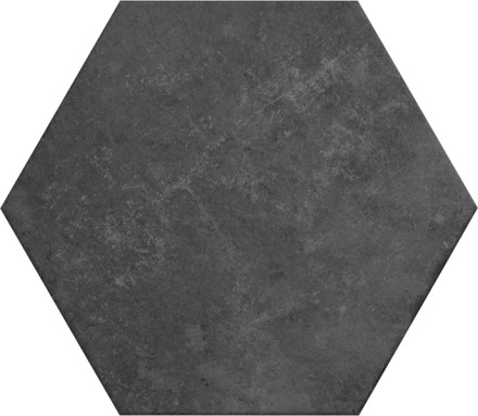 Плитка керамическая напольная 24954 HERITAGE HEXAGONO Carbon 17,5х20 см