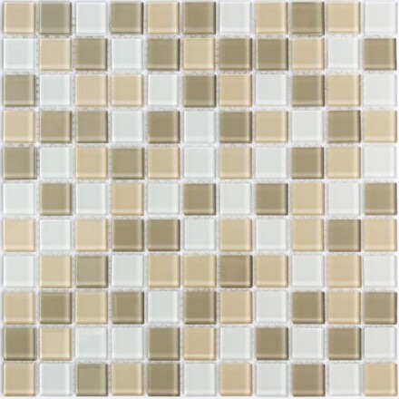 Стеклянная мозаика Raf coffee 4*300*300