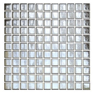 Керамическая мозаика Homework Silver Glossy 23х23