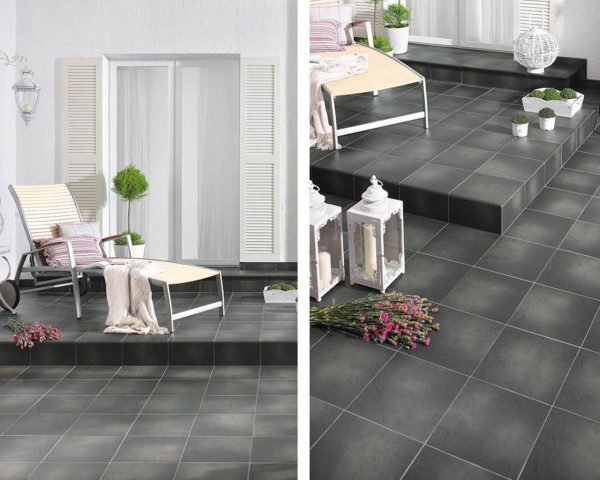 Коллекция плитки Paradyz Ceramica SEMIR GRAFIT, клинкерная