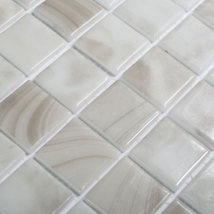 Стеклянная мозаика Nature 5601 Sea Salt 38x38