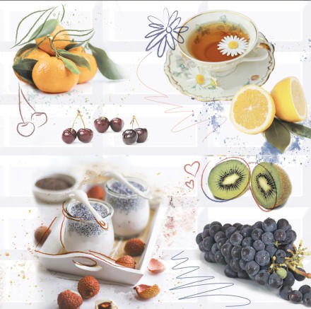 Декор 40,5*20,1 VOGUE Morning 1.2.3.4