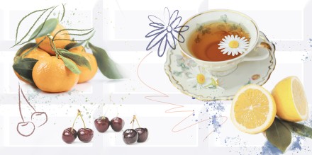 Декор 40,5*20,1 VOGUE Morning 1.2.3.4