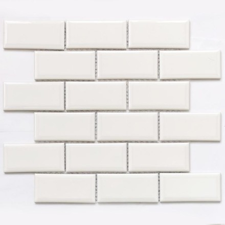 Керамическая мозаика Brick White 6*292*282,5