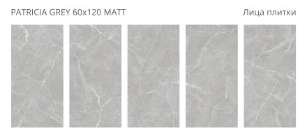 Керамогранит Velvet PATRICIA GREY 60x120 MATT