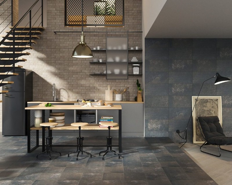 Коллекция плитки Paradyz Ceramica VIANO ANTRACITE, клинкерная