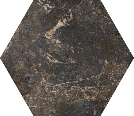 Керамогранит KENIA HEX NERO 22,5*25,9