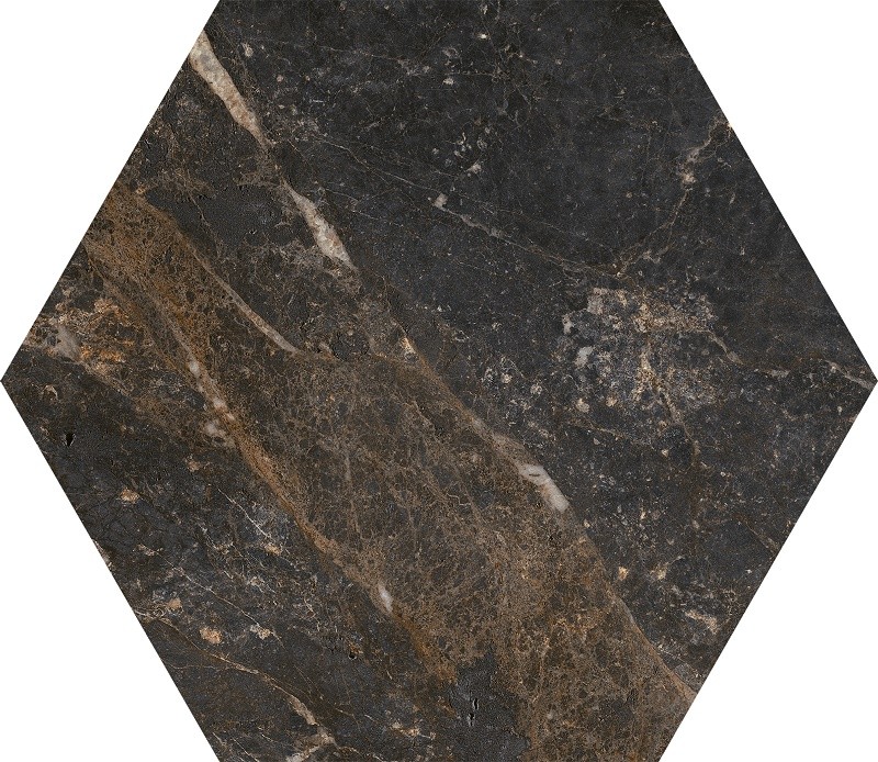 Керамогранит KENIA HEX NERO 22,5*25,9