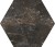 Керамогранит KENIA HEX NERO 22,5*25,9