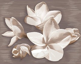 Панно Amati Plumeria Alba  40,2*50,5