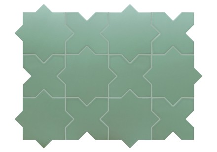 Гранит керамический 30621 PORTO CROSS Pickle Green 12x12х0,9 см
