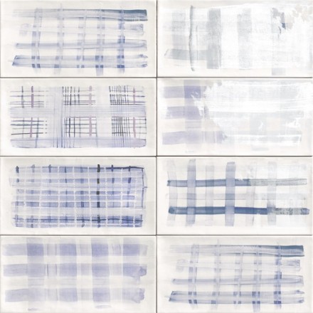 Настенная плитка Deco Aquarel blue 15x30 - Mainzu