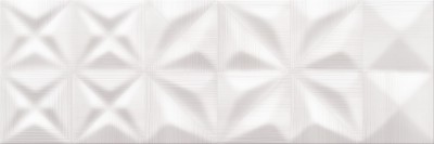 Плитка Meissen Keramik Delicate Lines белый 25x75 DEL-WTU052
