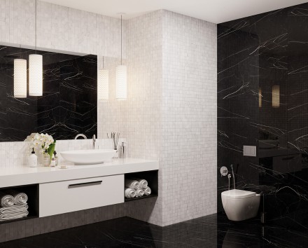 Керамогранит CONICAL BLACK 60x60 HIGH GLOSS