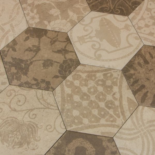 Коллекция плитки ARGENTA CERAMICA Hexagon Atlas