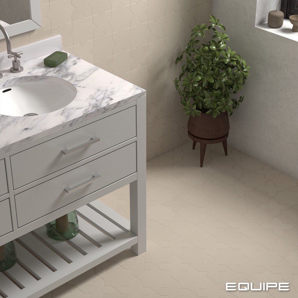 Гранит керамический 30617 PORTO CROSS Taupe 12x12х0,9 см