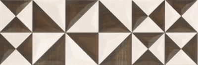 Настенная вставка Meissen Keramik Geometrica бежевый 25x75 GEM-WIU011